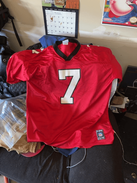 Atlanta Falcons home shirt held by @seannorton2286_77d64
